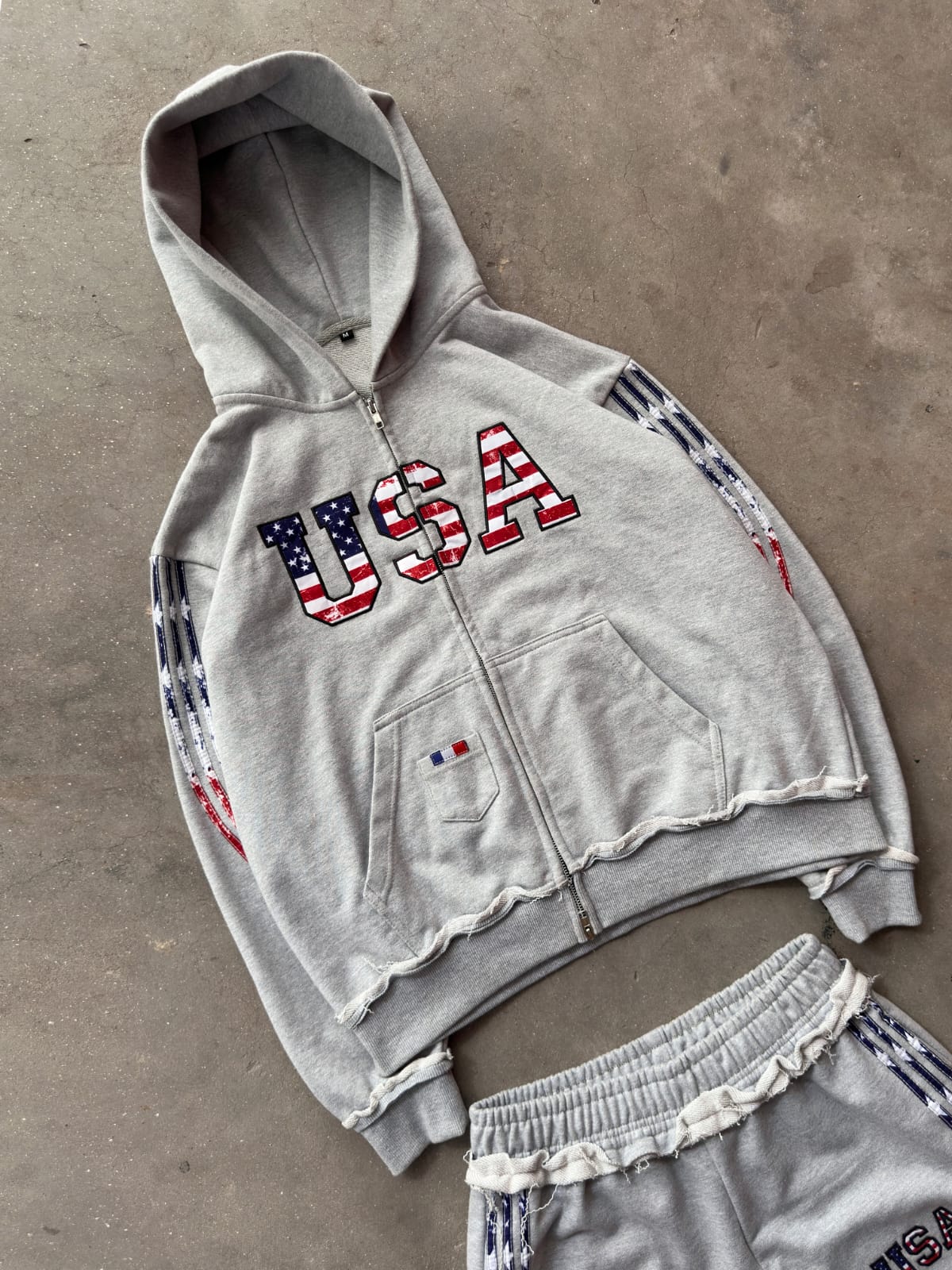 Grey Track Suit