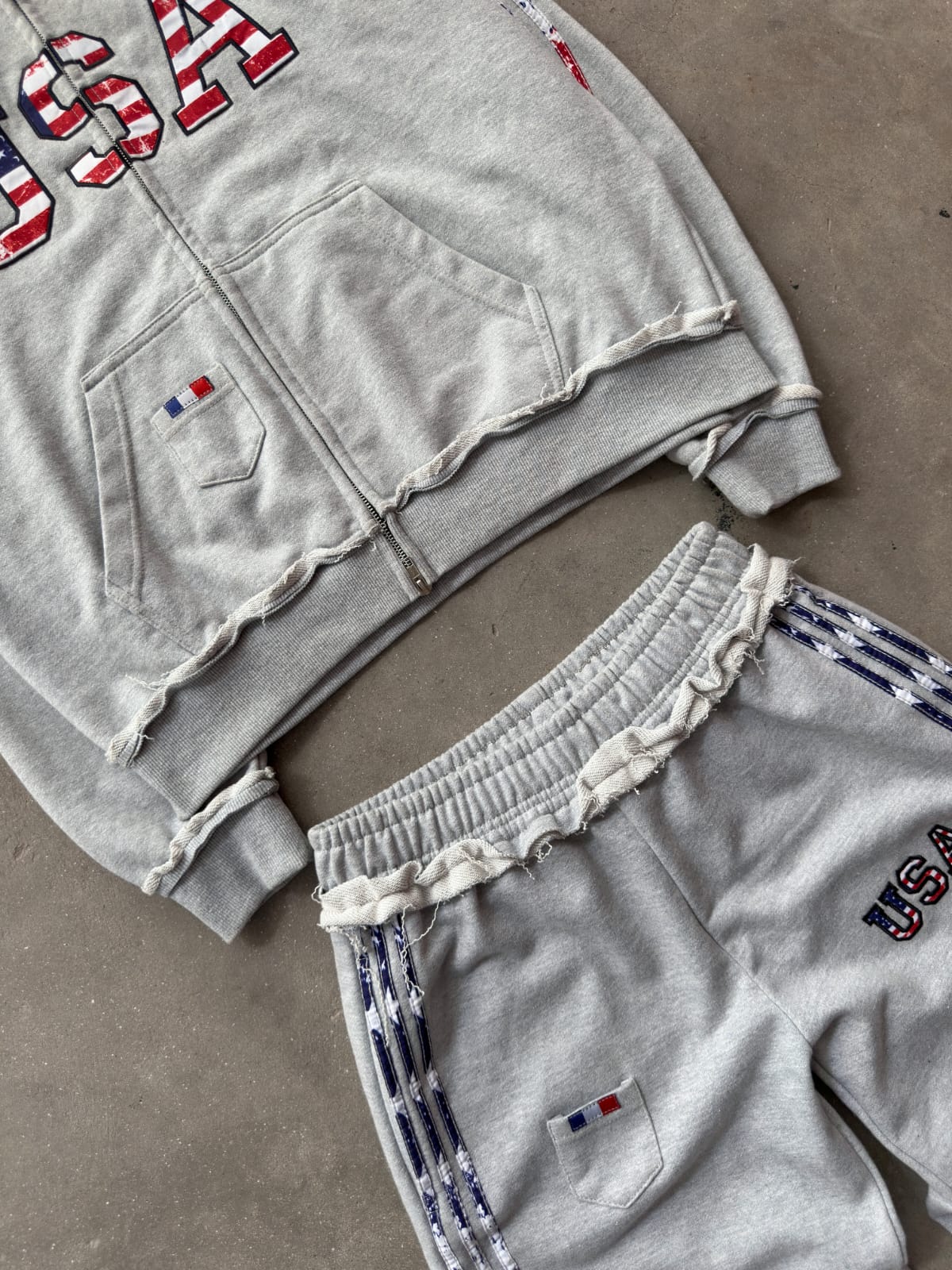 Grey Track Suit