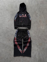 Black Track Suit