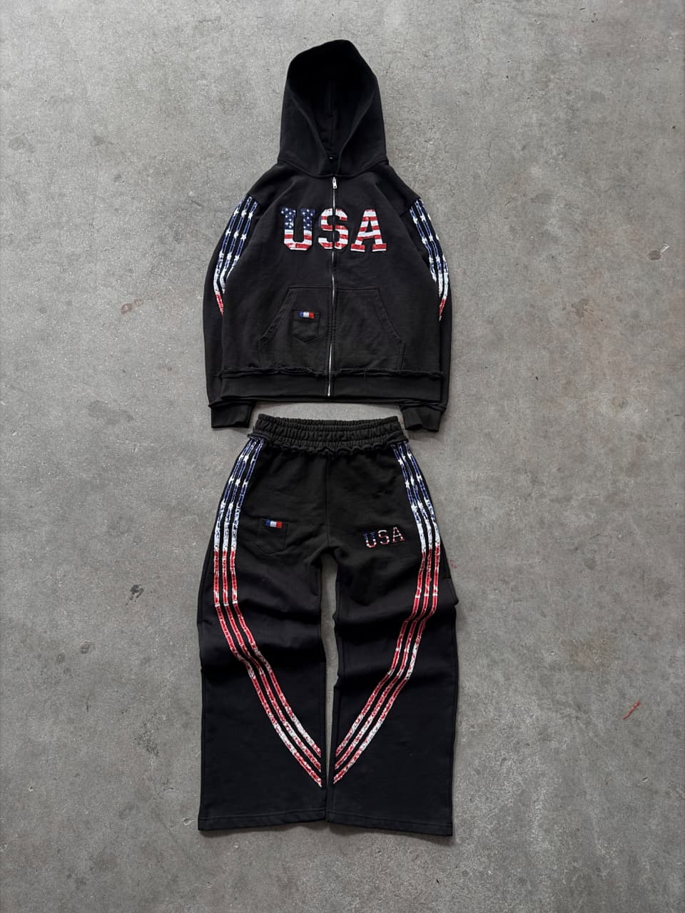 Black Track Suit