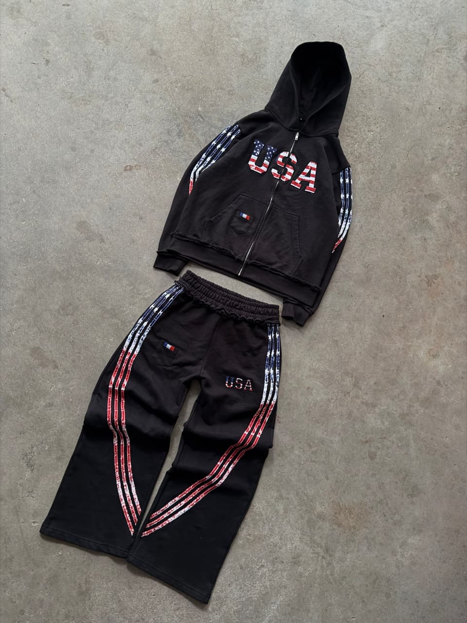 Black Track Suit