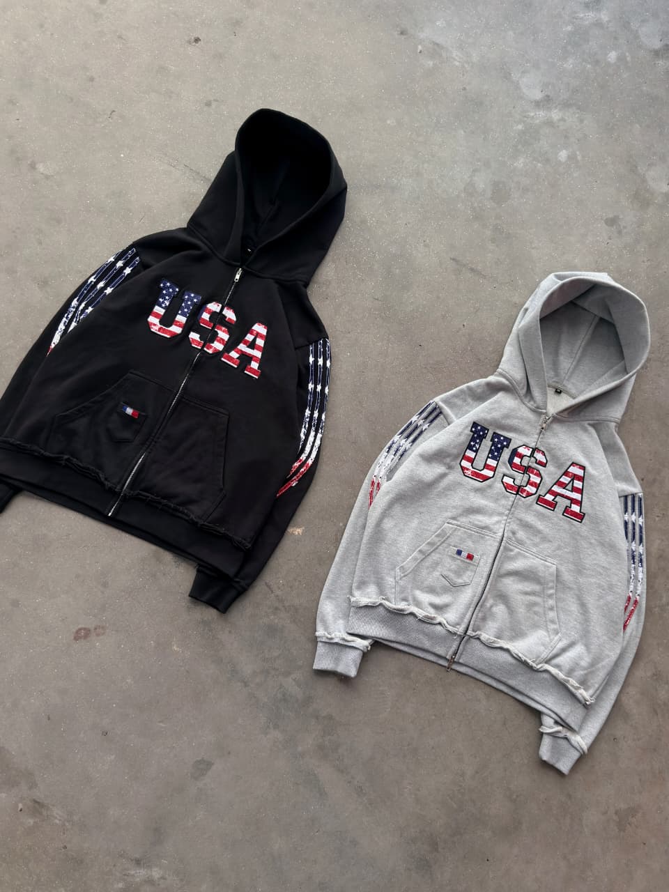 Black & Grey Hoodie