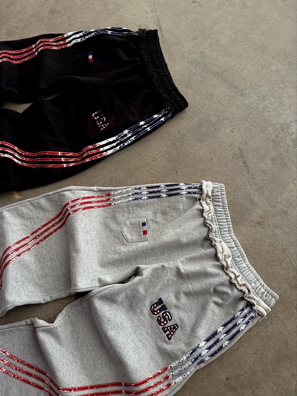 Black & Grey Trouser Set