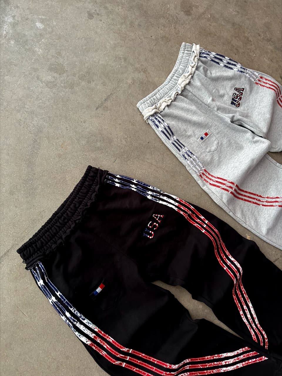 Black & Grey Trouser Set