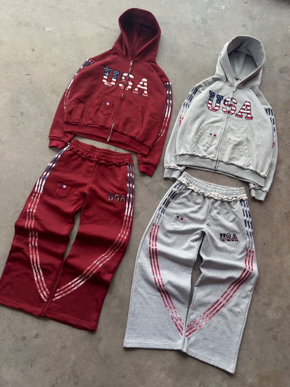 Grey & Maroun Track Suit