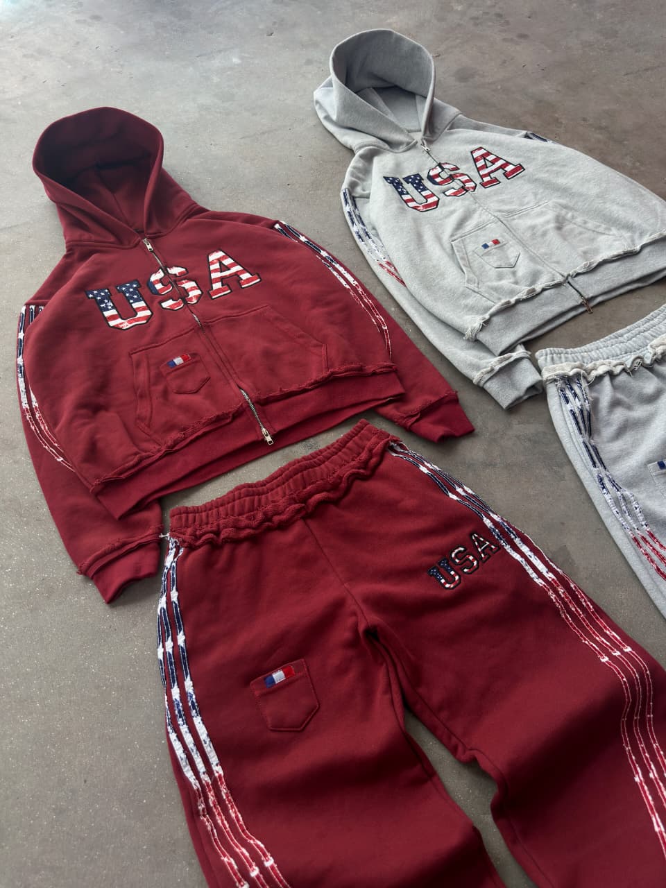 Grey & Maroun Track Suit